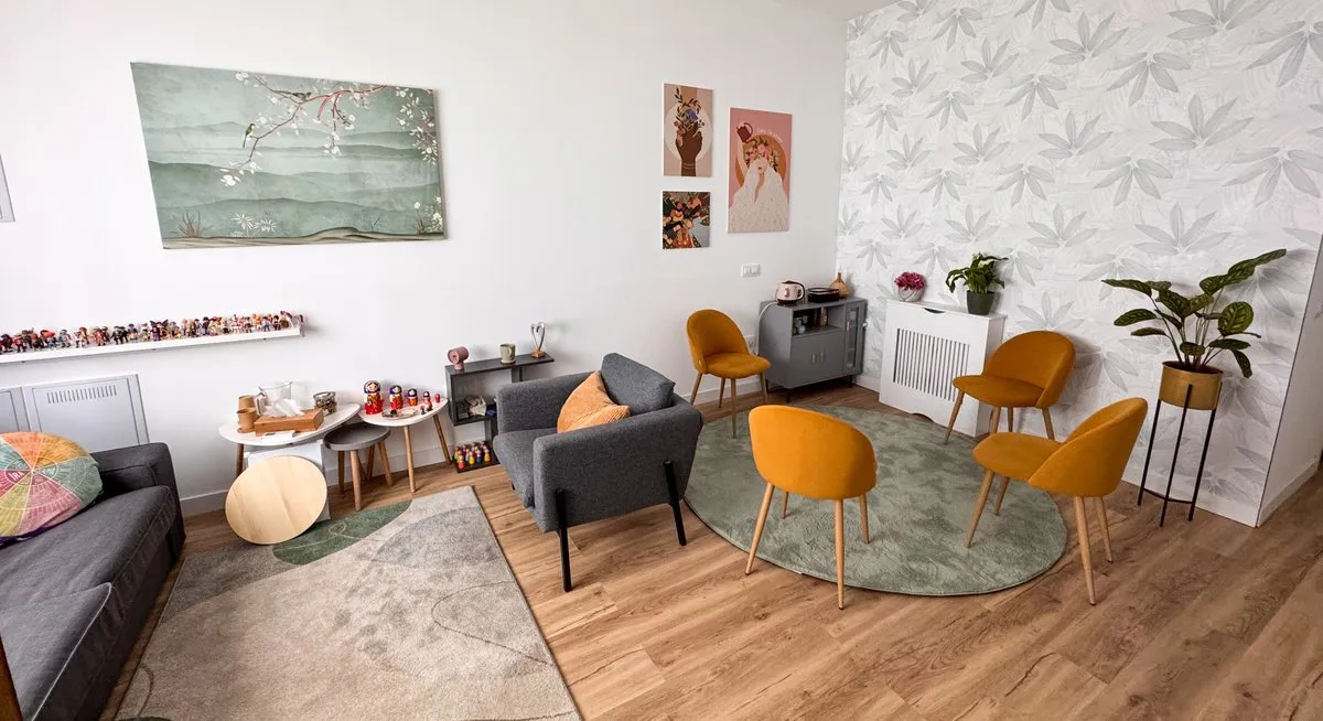 Espacio principal del centro de psicología en Tres Cantos